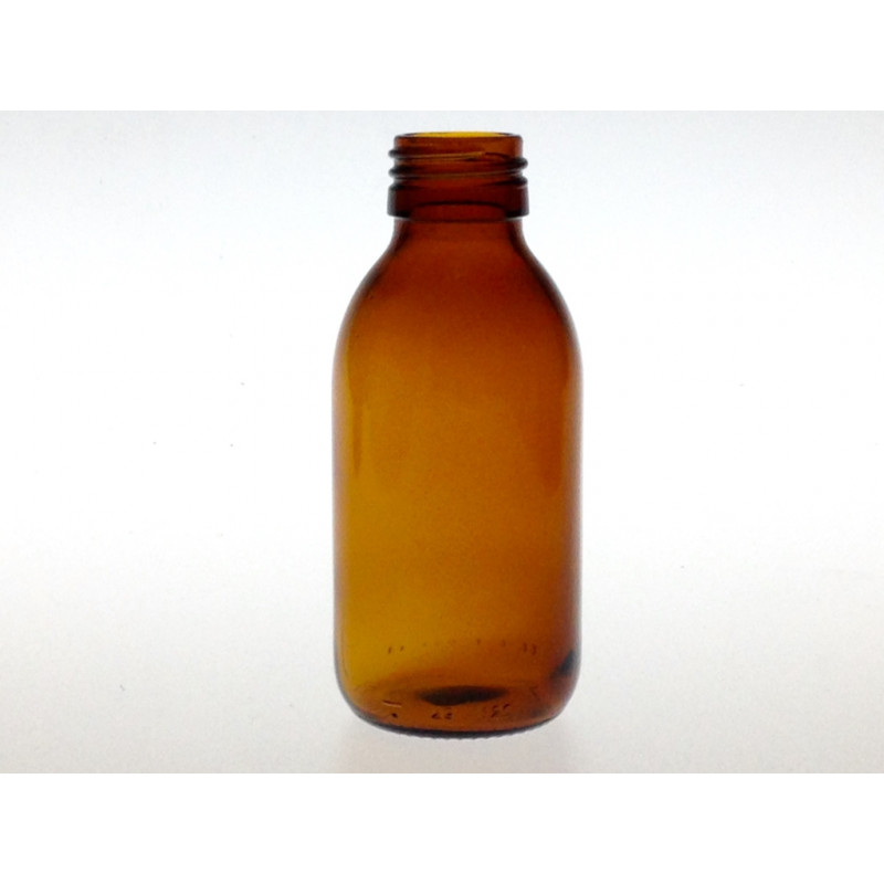 FLACON LABO E.O. VERRE JAUNE DE 125 ML NU PACK 104