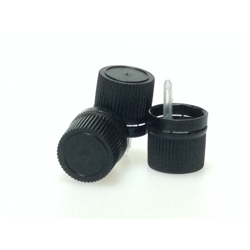 CODI-GOUTTES EN PP NOIR DIN18 AVEC INSERT PDTS ALCOOL.-P.100