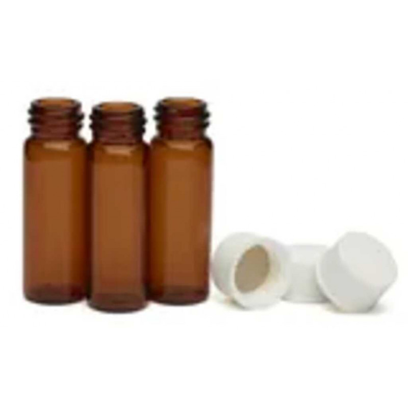 VIALS A SERTIR 2ML VERRE AMBRE 11MM 12X32MM + ETIQ. - 10X100U