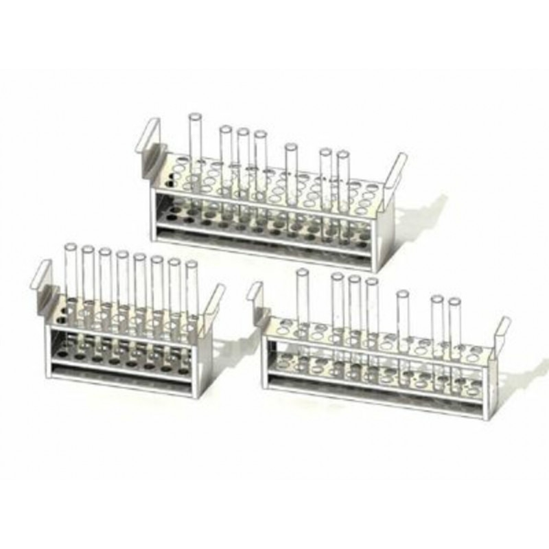 PORTOIR INOX POUR 40 TUBES D.21MM PR BAIN-MARIE MEMMERT