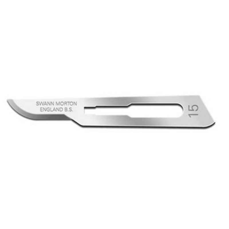 LAMES NON STERILES EN ACIER AU CARBONE N'12 SWANN -PACK X100