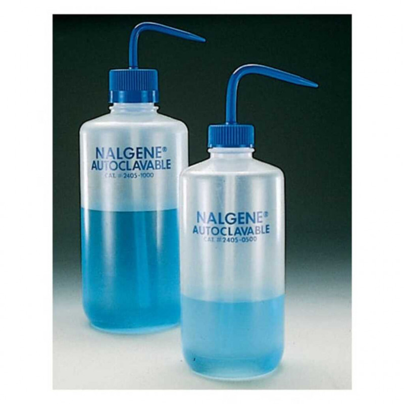 PISSETTE NALGENE EN PPCO BOUCHON BLEU CAP.1L - PACK 4