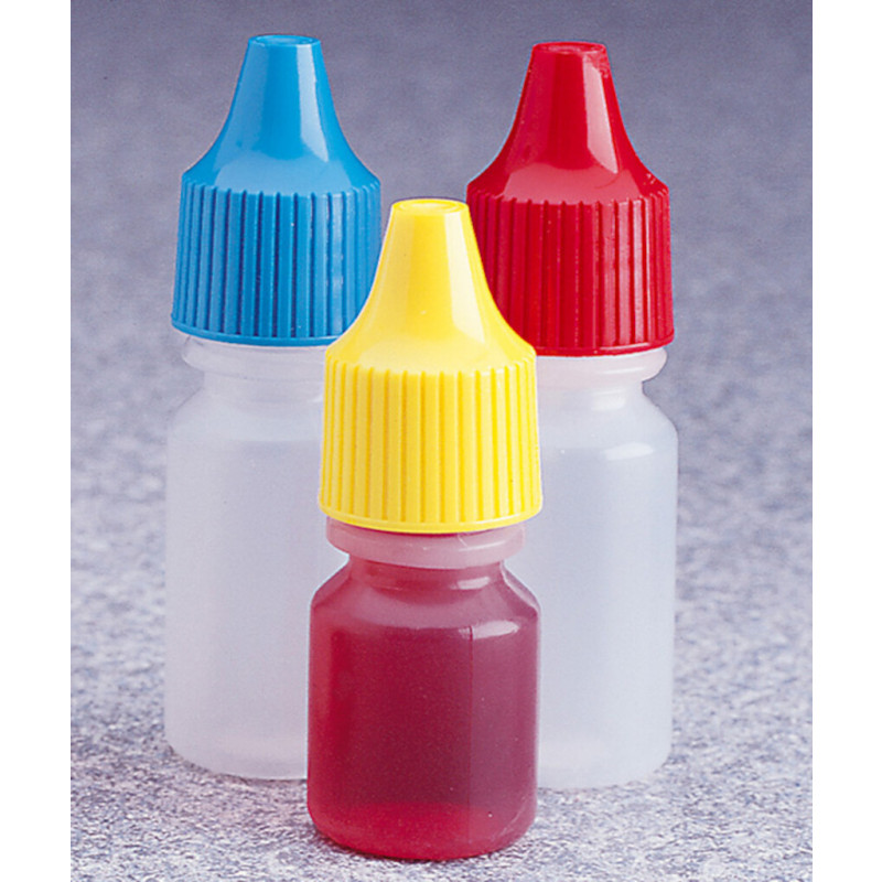 FLACON COMPTE-GOUTTE EN LDPE BLANC CAPACITE 8ML - PACK 25