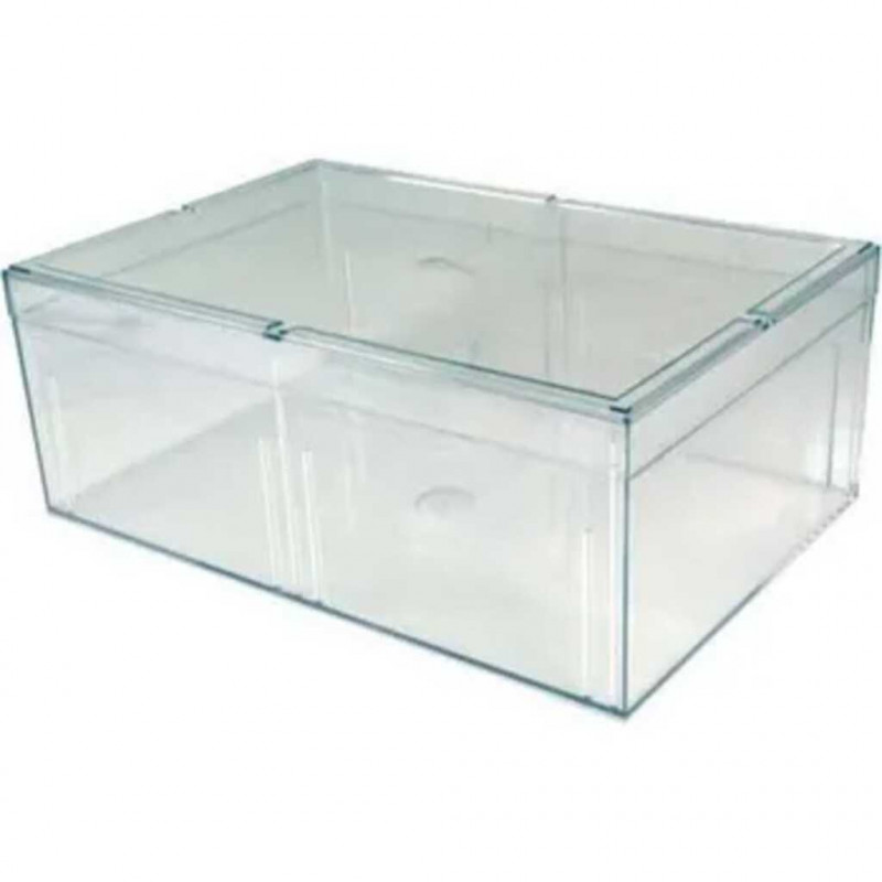 BOITE RANGEMENT TRANSPARENTE & COUVERCLE D.360X240X140MM