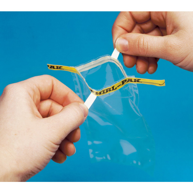 SACHET WHIRL-PAK EN PE STERILE D.9,5X18CM - CAP.210ML-C.500