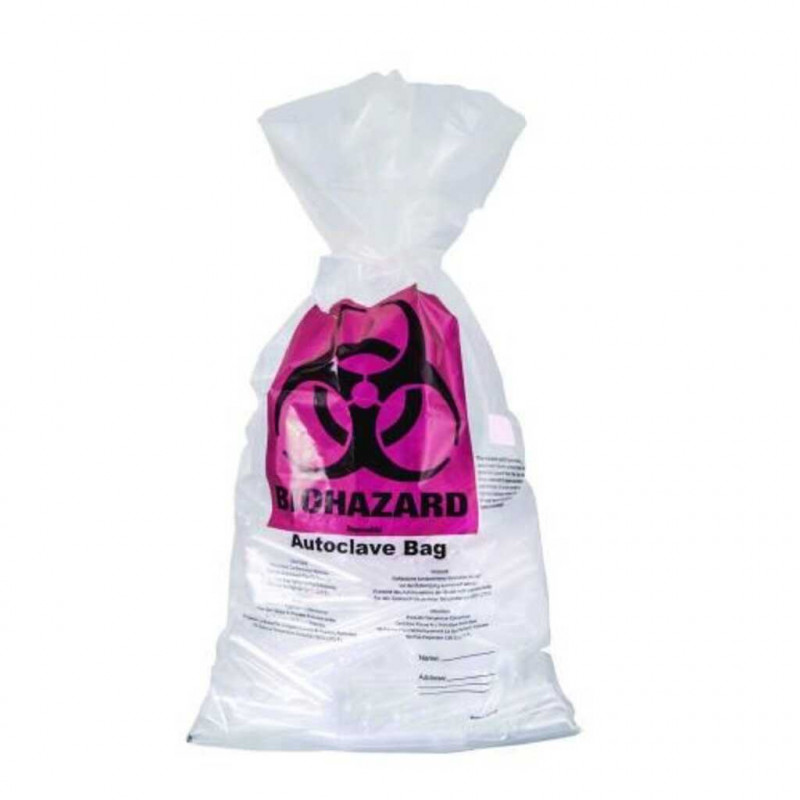 SACS AUTOCLAVABLES BIOHAZARD 110L - 700X1100MM - PACK X350