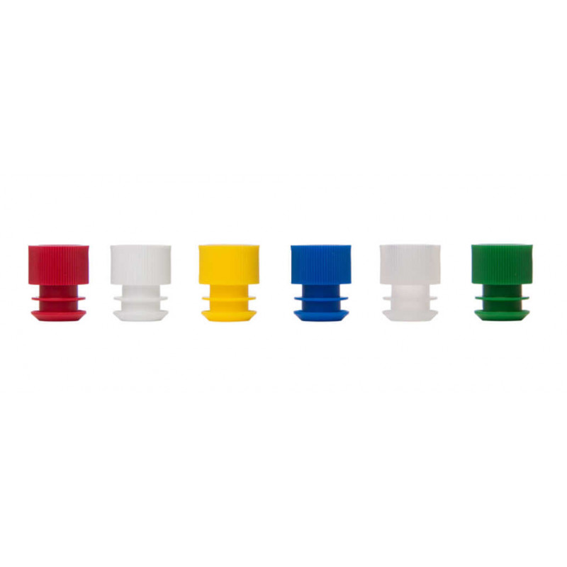 BOUCHON A AILETTE TRANSPARENT POUR TUBES DE 12MM - X1000