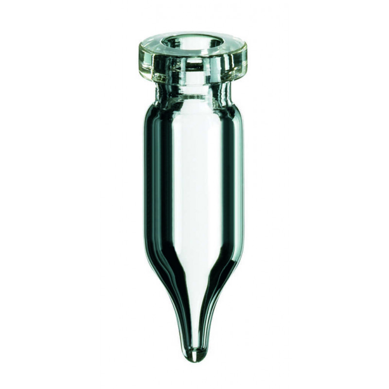 MICRO-FLACON A SERTIR CLAIR DN11 FOND CONIQUE 0,9ML - X100