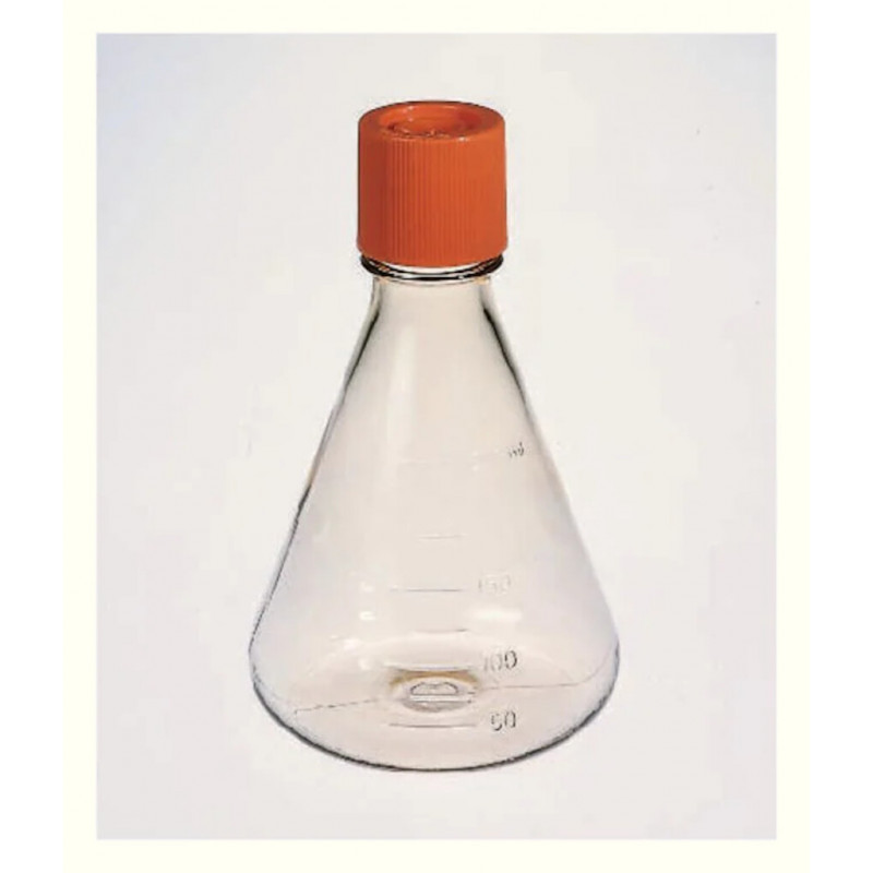 FIOLE CONIQUE EN PC TRANSPARENT BOUCHON PP CAP.250ML - PACK 50
