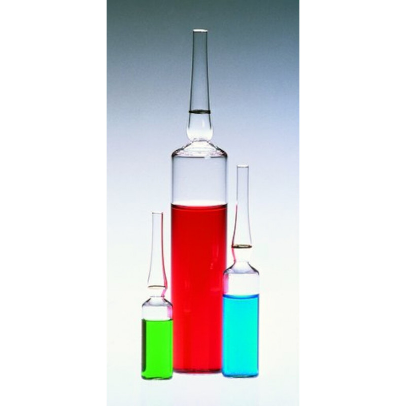 AMPOULES PRE-CALIBREES VERRE CLAIR VOLUME 10ML - PACK X144