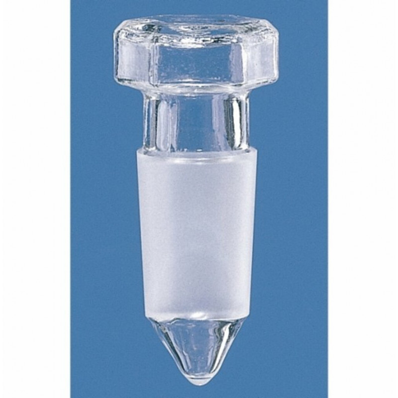 BOUCHON EN VERRE CREUX HEXAGONAL CN29/32