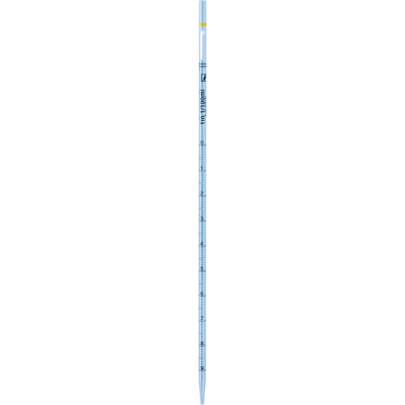 PIPETTE SEROLOGIQUE PS STERILE 1ML JAUNE SACHET UNITAIRE - PACK X1000