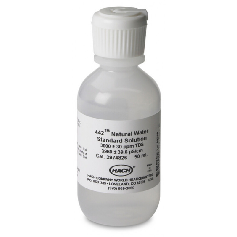 SOLUTION ETALON D'EAU NATURELLE TDS 3000PPM - 2974826 - 50ML