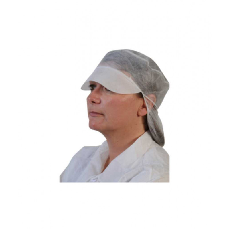 CASQUETTE RESILLE PLP NON TISSE DIM. 48 X 8,5CM - PACK X100