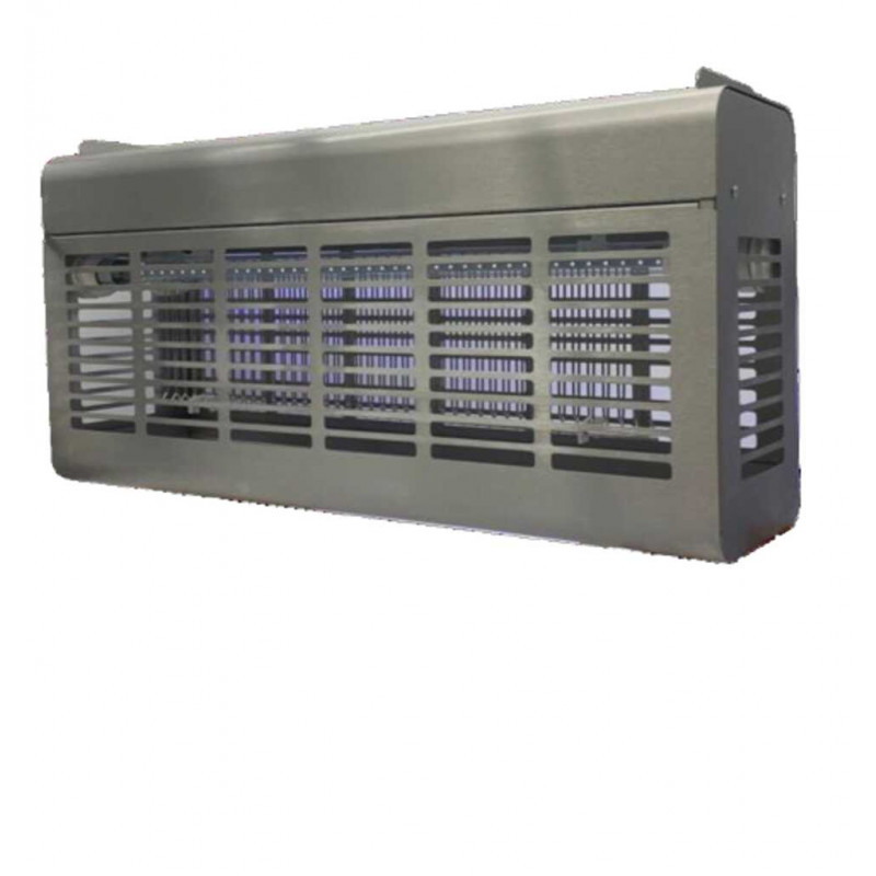 DESINSECTISEUR INOX AGR 18 GLU INOX 2X9W ANTI-ECLATS IP54