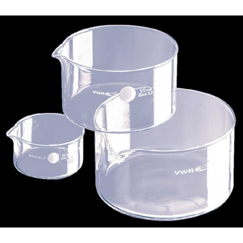CRISTALLISOIR EN VERRE BORO AVEC BEC VERSEUR CAP.900ML
