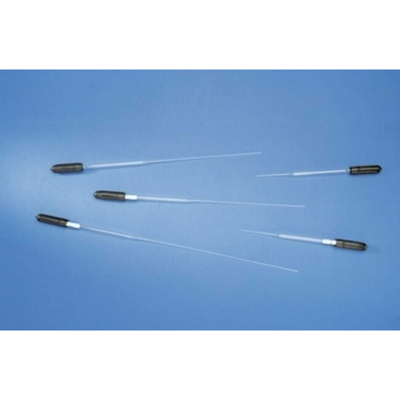 PIPETTE PASTEUR COTONNEE FERMEE L.230MM VERRE  NON STERILE - X1000