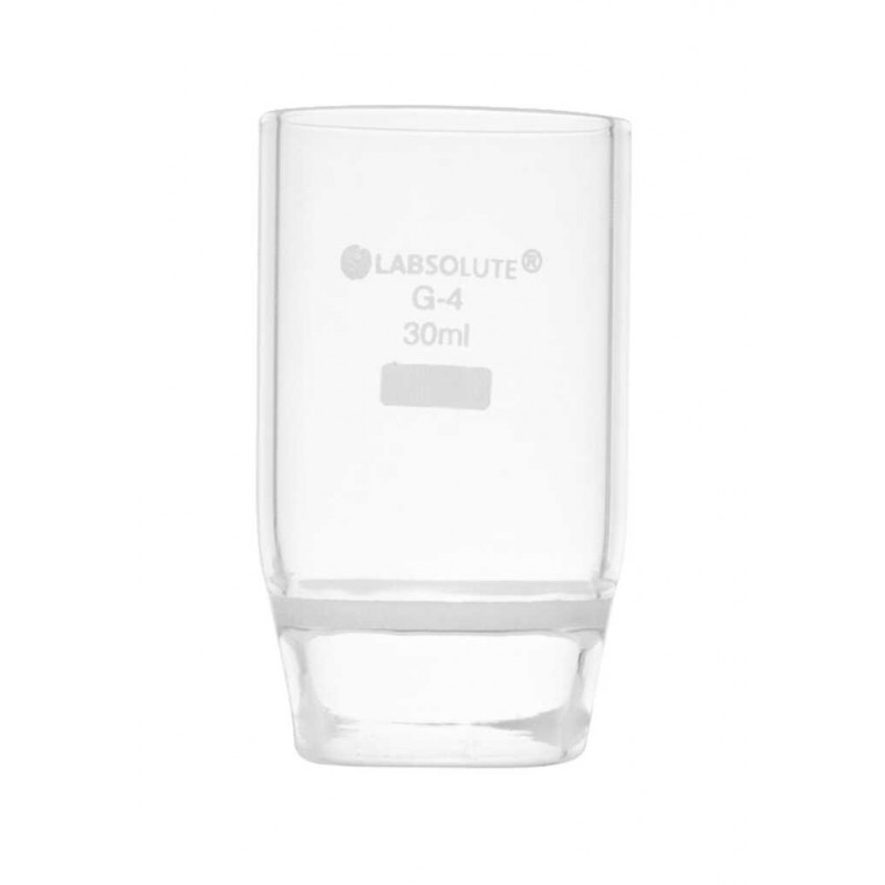 CREUSET FILTRANT EN VERRE BORO 3.3 - CAPACITE 30ML - DIAM. 36MM