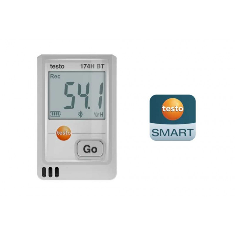 MINI-ENREGISTREUR TESTO 174H BT -20°C A +70°C HUMIDITE 0 A 100 %HR