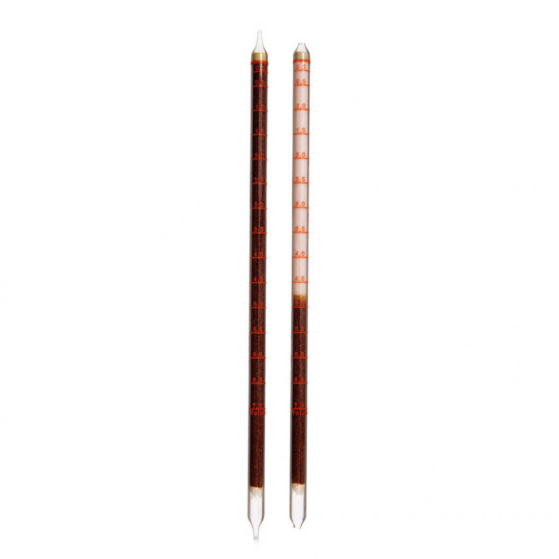 TUBES DRAGER SULFURE D'HYDROGENE + DIOXYDE DE SOUFFRE 0,2%/A - PAR X10