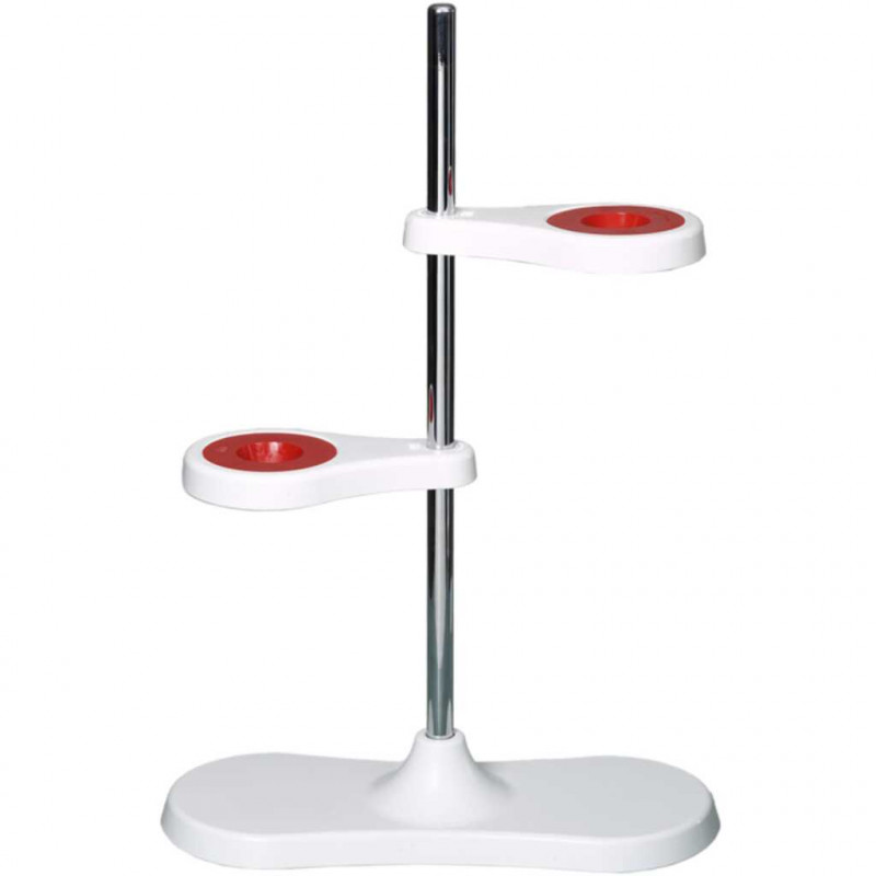 SUPPORT POUR 2 ENTONNOIRS DIM.: LONG 340 X LARG 138 X H 500MM