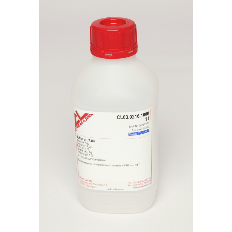 SOLUTION TAMPON PH 5 INCOLORE NIST CHEM-LAB CL03.0214 - 1L