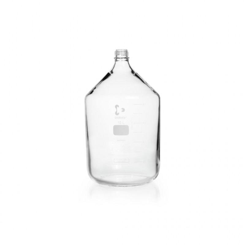 BONBONNE EN VERRE PYREX 10L RODAGE 60/46 + BOUCHON