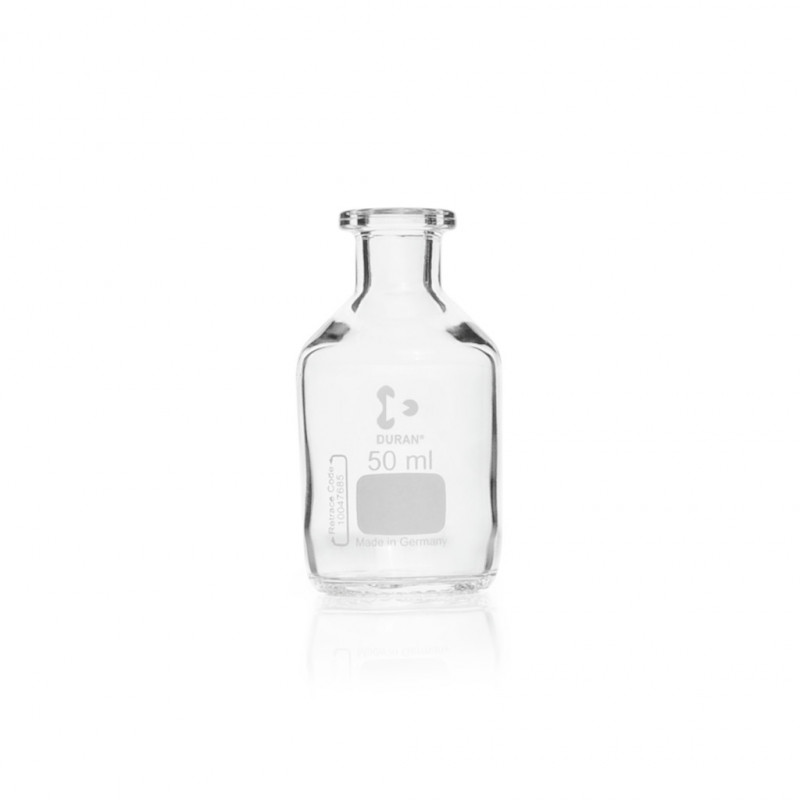 FLACON EN VERRE DURAN A COL ETROIT ET LISSE 5L - Laboratoires