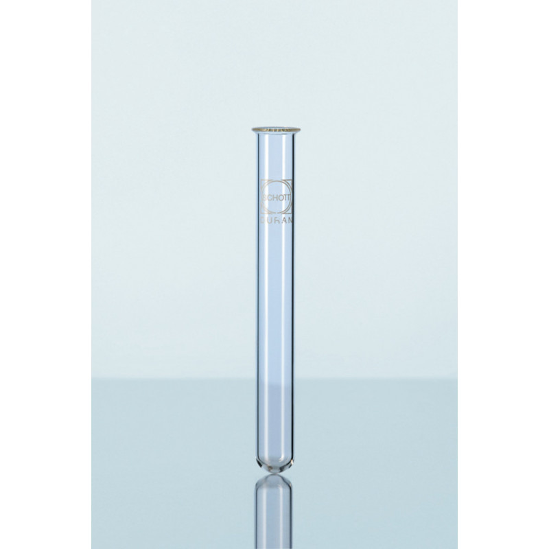 TUBE A ESSAI VERRE DURAN BORD EVASE 2ML 8X70MM -X100