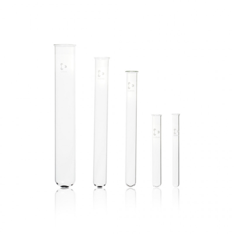 TUBE A ESSAI VERRE DURAN BORD EVASE 8ML 12X100MM -X100