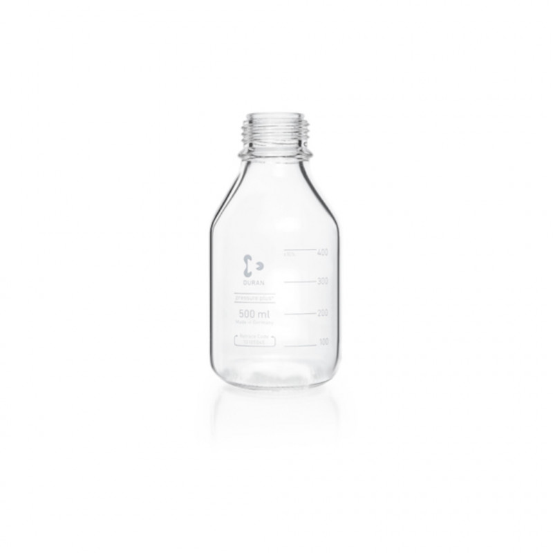FLACON SCHOTT RESISTANT A LA PRESSION CAP.500ML - PACK 10