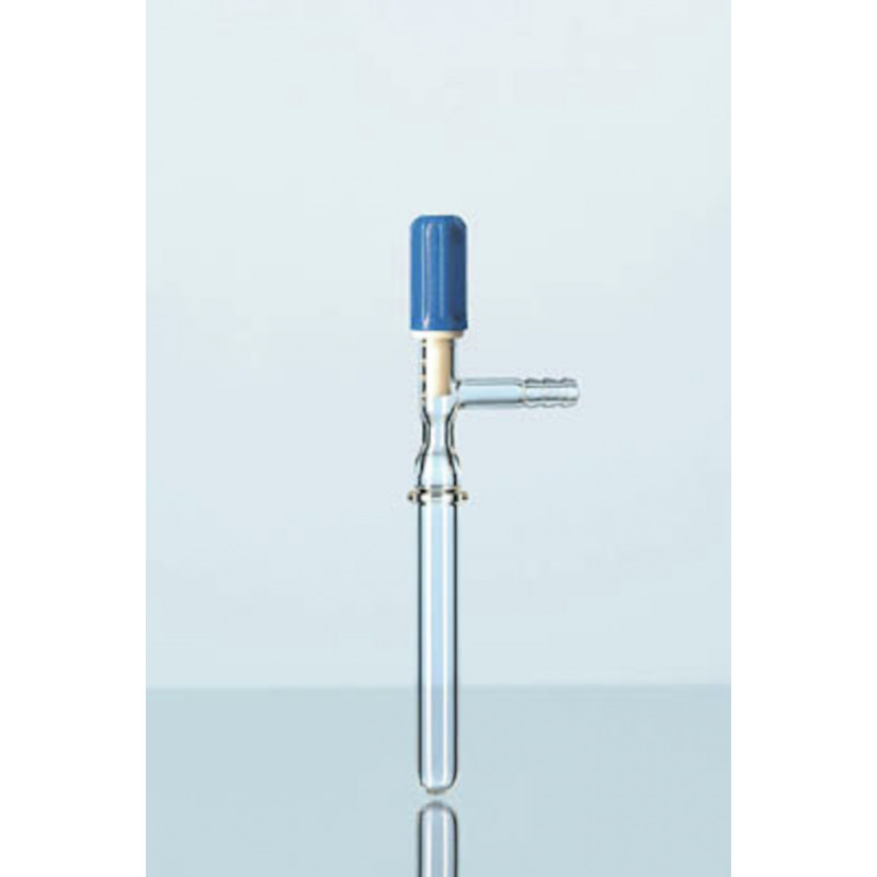 ROBINET D'ARRET EN VERRE POUR DESSICCATEUR DURAN POINTE PTFE