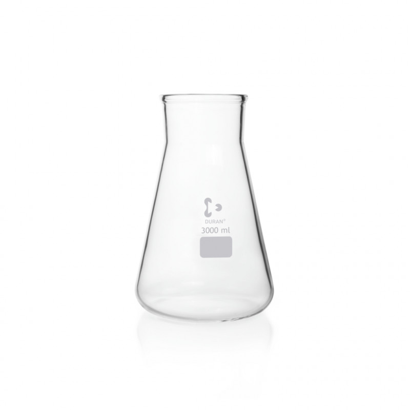 FIOLE CONIQUE A COL LARGE NON GRADUEE - CAPACITE 3L