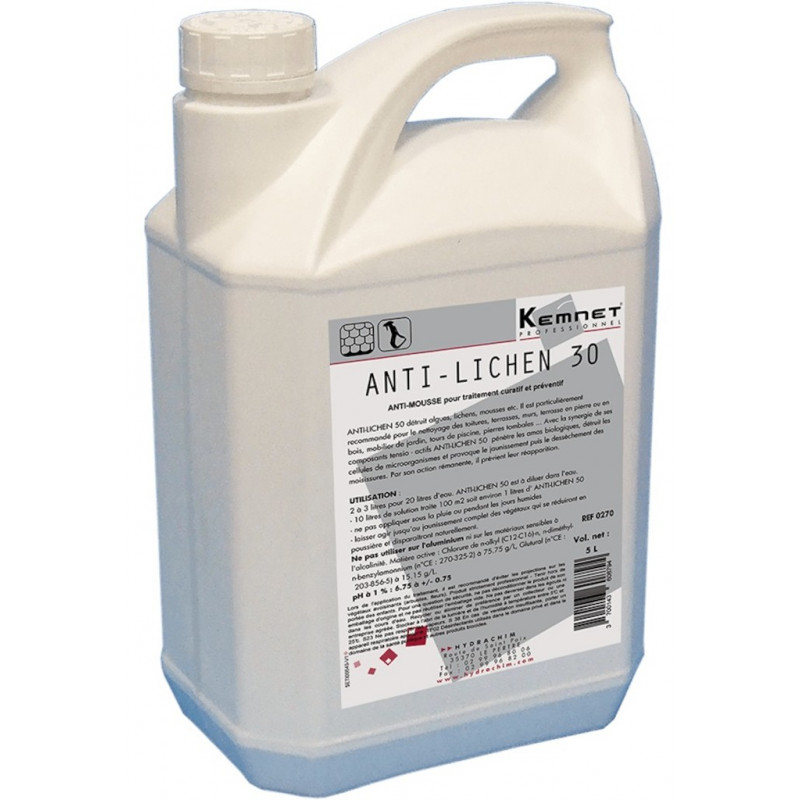 ANTI-LICHEN 30 CONCENTRE KEMNET PROFESSIONNEL-4X5L