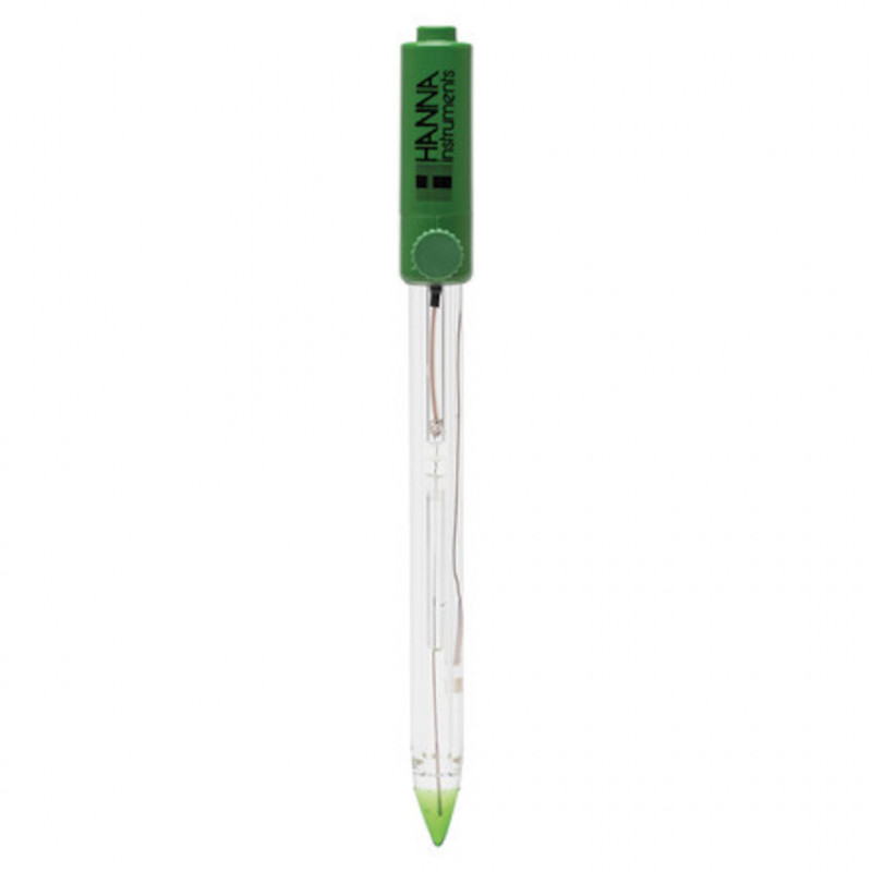 ELECTRODE HANNA HI1053B, VERRE -, FICHE BNC, CABLE 1M