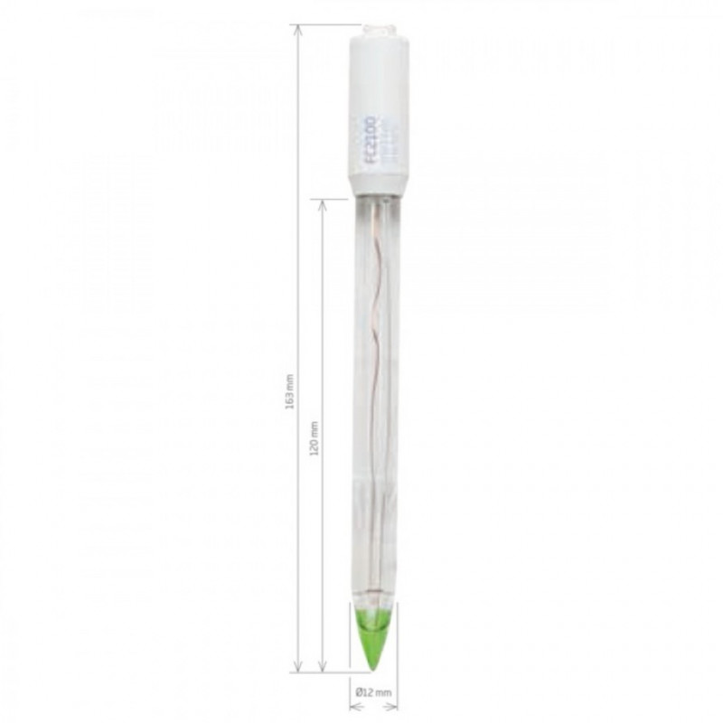 ELECTRODE HANNA A GEL FC2100 PVDF, CONNECT. 3.5MM CABLE 1M