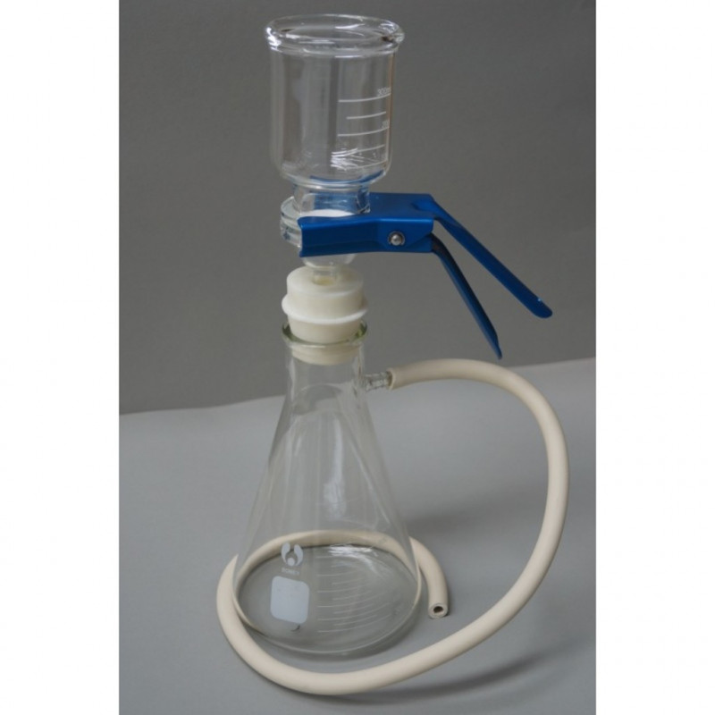 UNITE DE FILTRATION EN VERRE 300ML AVEC BOUCHON ET FIOLE 1L