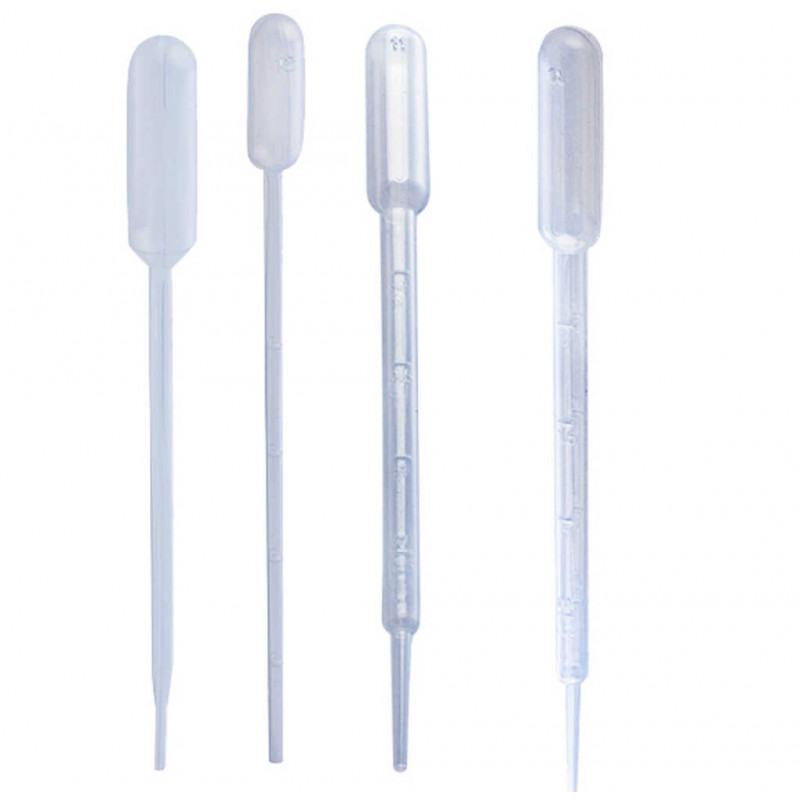 PIPETTES PASTEUR LDPE 2ML GRADUEES STERILE EMBALLAGE IND. PACK X450