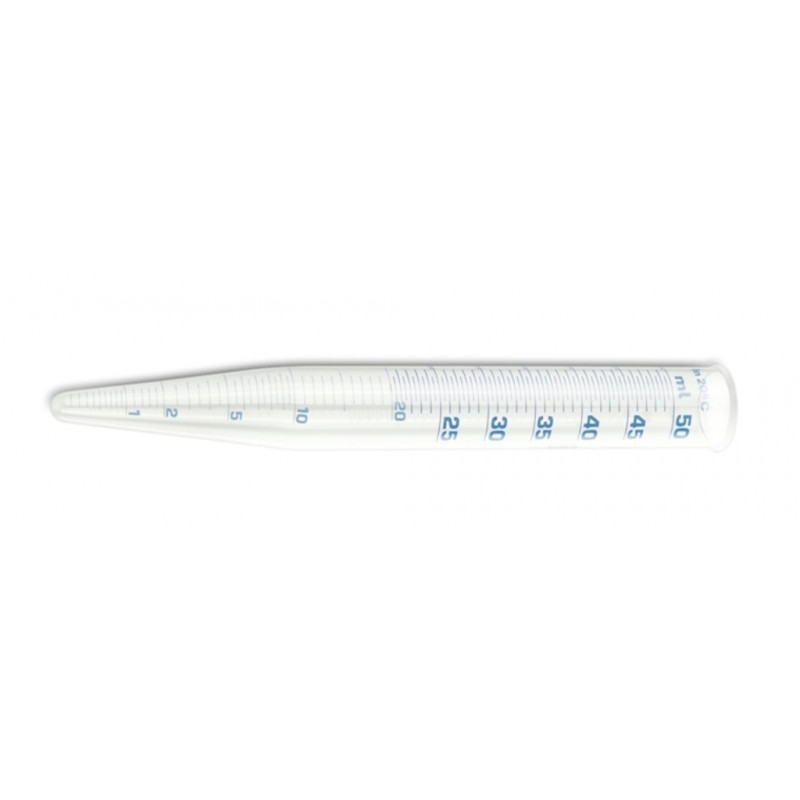 TUBE A CENTRIFUGER POUR TEST SOLUBILITE CAP.50ML D.24X190MM