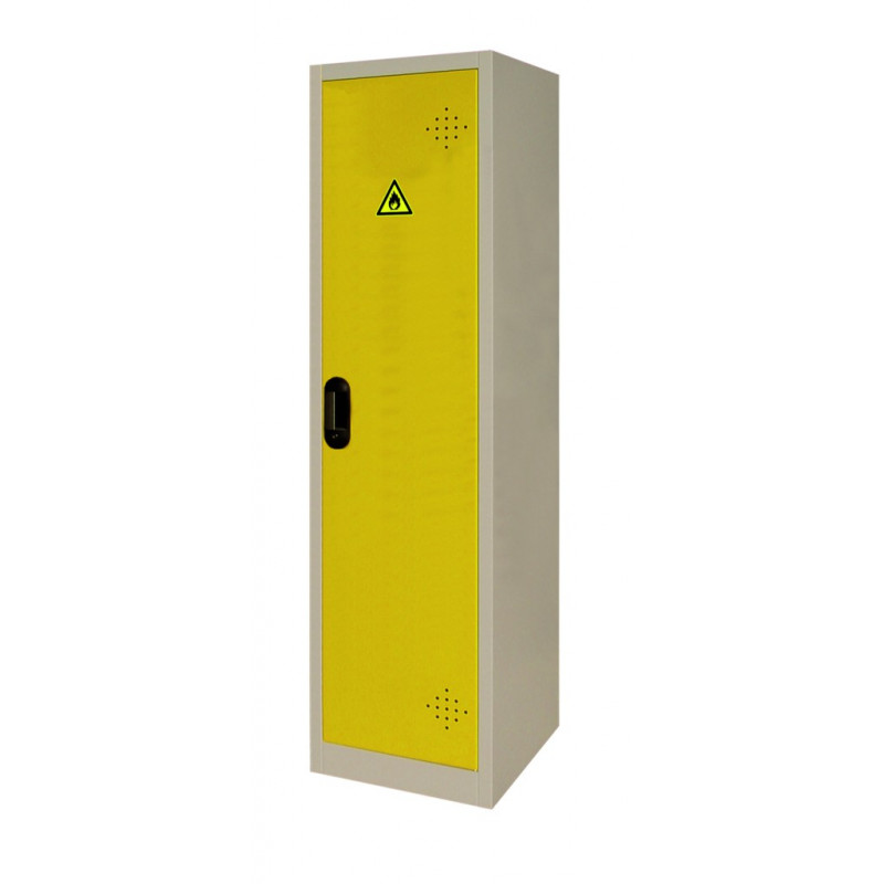 ARMOIRE DE SECURITE TRIONYX PROD.DANGER.AZ150 PORTE JAUNE