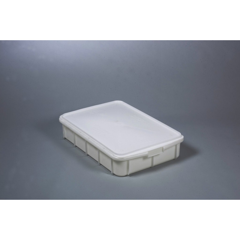 BAC DE STOCKAGE EN HDPE BLANC 29L - 660X450X130MM