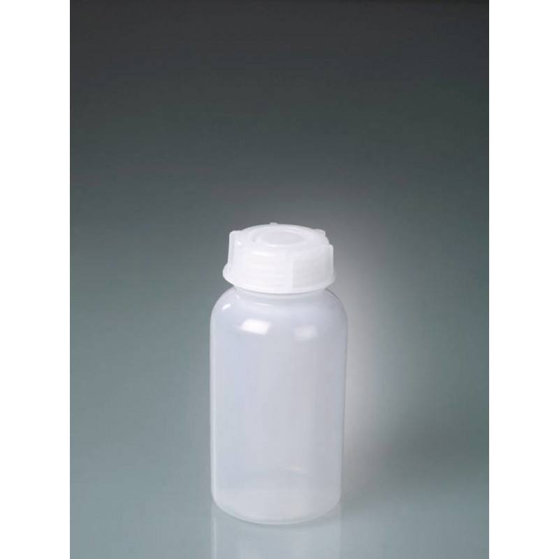 Flacon plastique PEBD naturel 1,5 cl (15 ml) et bouchon