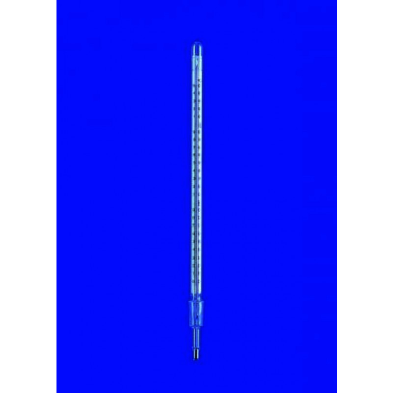 THERMOMETRE DE DISTILLATION MERCURE 0/+250'C LONG.55MM