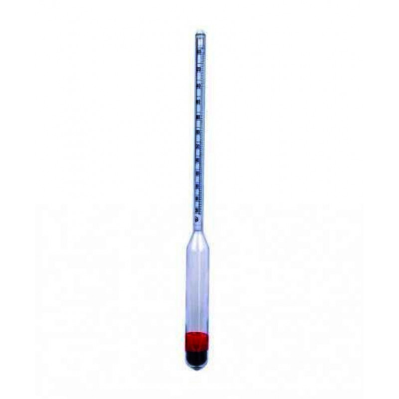 DENSIMETRE EN POLYCARBONATE 9-21'BAUME T'15C LONG.250MM