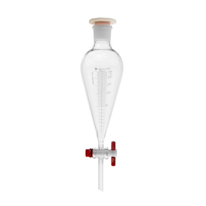 AMPOULE SQUIBB LABSOLUTE ROB. PTFE GRADUEE CN29/32 CAP.250ML