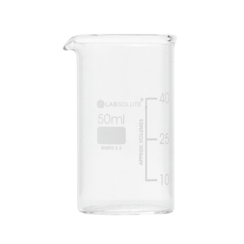 BECHER A BEC FORME HAUTE VERRE BOROSILICATE GRADUE 3L - X6