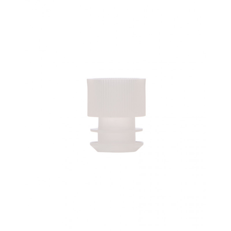 BOUCHON A AILETTE TRANSPARENT POUR TUBES DE 16MM - X1000