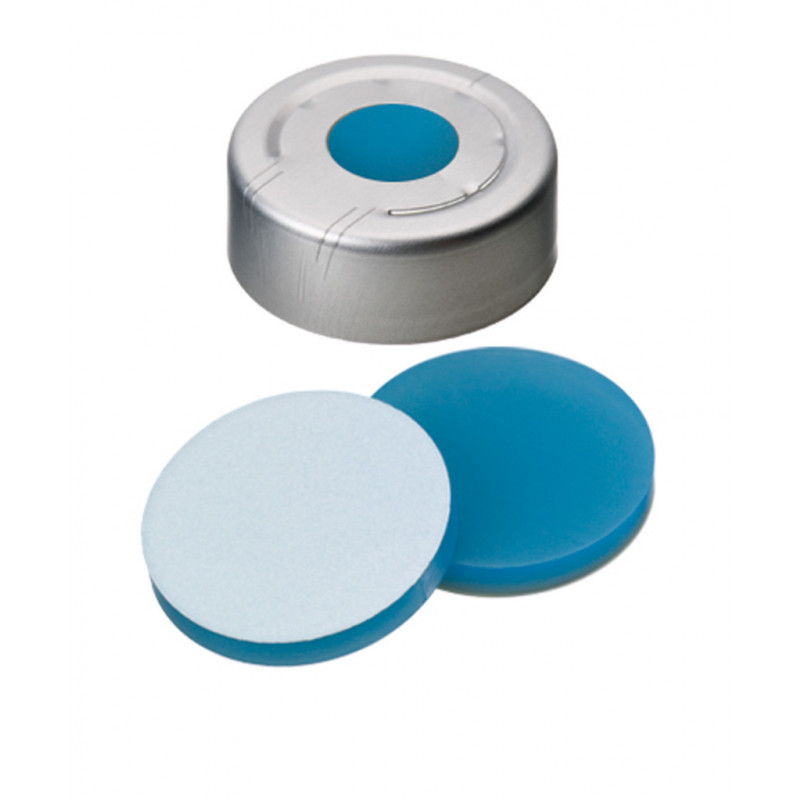 CAPSULE A SERTIR ALU 1 TROU DN 20 RAINURE SILICONE/PTFE X100