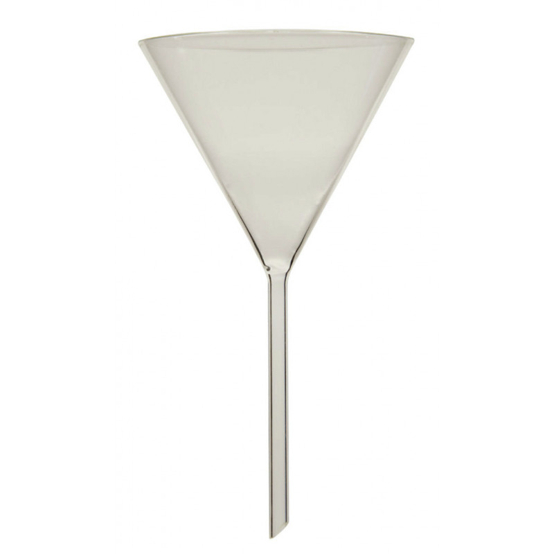 ENTONNOIR A TIGE COURTE VERRE BORO. DIAM.150MM