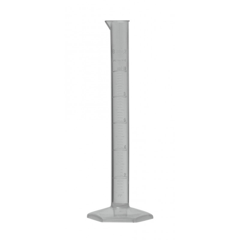 EPROUVETTE GRADUEE FORME HAUTE EN PP CL.B 10ML